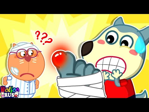НЕТ, Вулфу получил Бу-Бу! | Вулфу не хочет идти в школу | мультики для детей | Wolfoo Russian