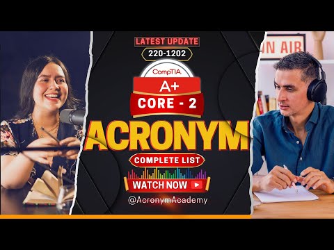 Master CompTIA A+ Core 2 (220-1202) Acronyms Like a Pro | You Must Know These Acronyms to Pass Exam