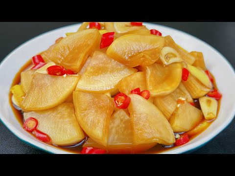 醃蘿蔔,加鹽殺水是大錯!教你飯店不外傳的技巧,脆爽入味,放1年不壞,pickled radish,hotel,Not spread to outsiders,Skill,Crisp delicious