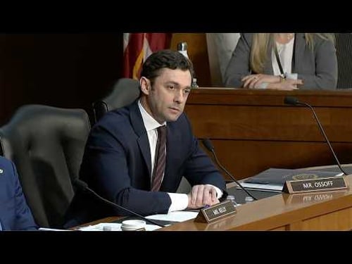 Sen. Ossoff's Questions Officials in Senate Intelligence Committee Hearing on Worldwide Threats
