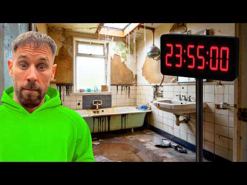 IS THIS THE FASTEST BATHROOM RENOVATION EVER?? (24hr challenge)