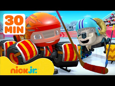 Blaze | 30 MINUTEN: Blaze macht Sport! 🏒 Eishockey, Fußball & mehr | Nick Jr. Deutschland