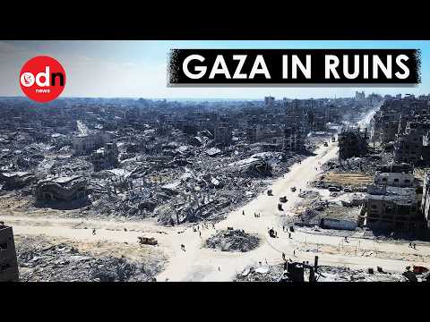 New Drone Footage Shows the Scale of Gaza’s Devastation Two Years Later