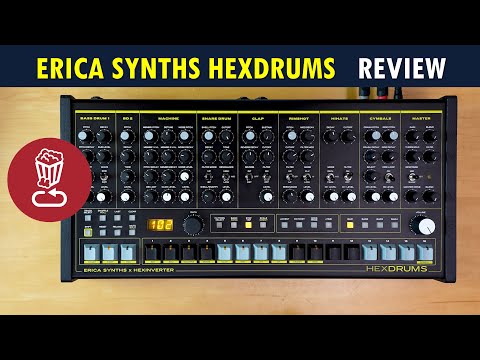 Erica Synths HEXDRUMS // An exploration into circuit bent 808 and 909 classic sounds // Review