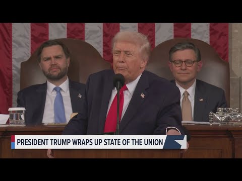 Latest | Trump touts immigration crackdown & lowering gas prices in State of the Union Address