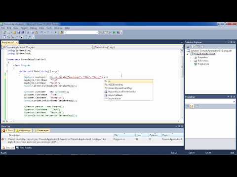C#: Method Modifiers: Virtual/Override, Abstract, and Static
