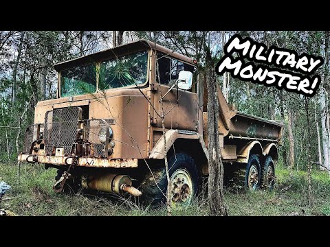 Will it START? 60yr Old International 6x6 Army Dump Truck SITTING for YEARS!