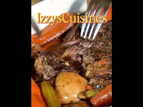 Fall Apart Pot Roast That Melts in Your Mouth #shorts
