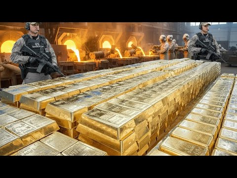 Inside the Gold Factory ✨ | How Gold Is Found, Refined, Melted & Made into Pure Gold Bars