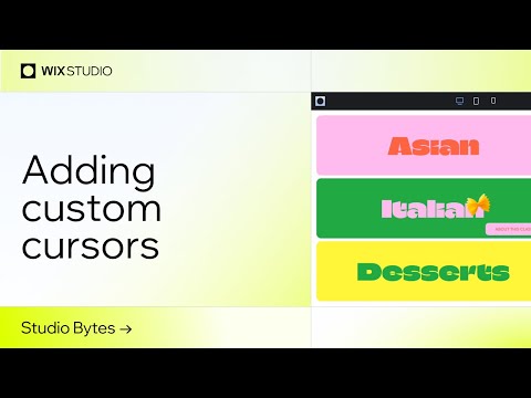 Want to make sites stand out? Add custom cursors | Wix Studio