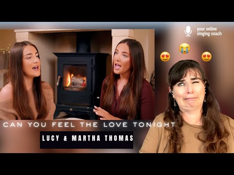 Lucy Thomas and Martha Thomas - 💖 Can You Feel the Love Tonight 💖 - Vocal Coach Reaction & Analysis