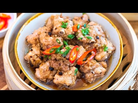 Cantonese Ribs with Black Bean Sauce Recipe (Dim Sum Style)