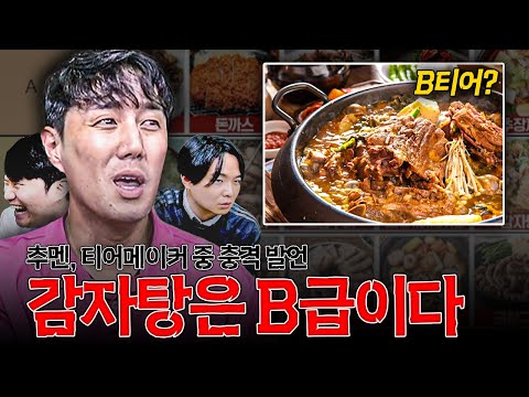 Huh? Gamjatang and braised pork ribs are B-tier...? | Pork Dishes Tiermaker