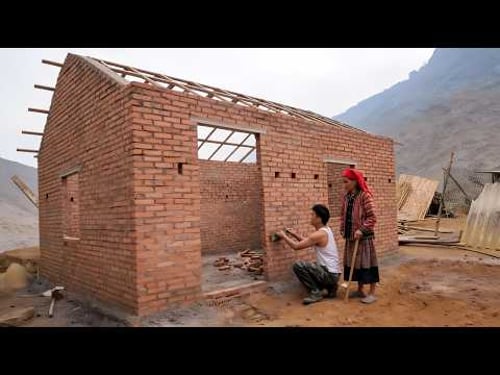 No money to spare, only determination: Young man builds house for elderly woman living alone