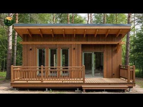 The Making Of A Forest Cabin | A Handcrafted Wooden Home Step By Step