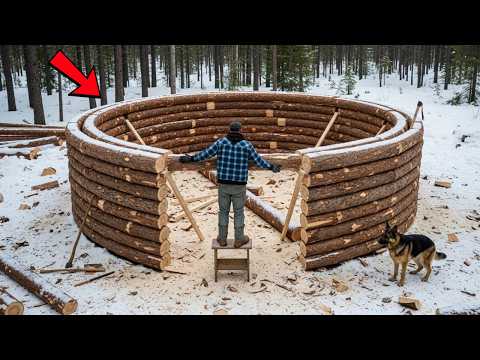Neighbors Laughed When the Veteran and His Dog Built a Circular Cabin — Until the Tornado Passed Aro