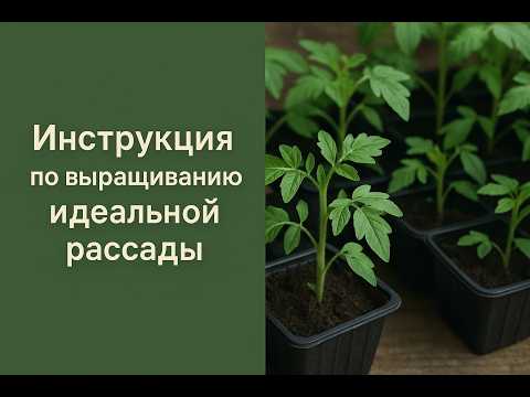 Как вырастить крепкую рассаду томата в домашних условиях 2025