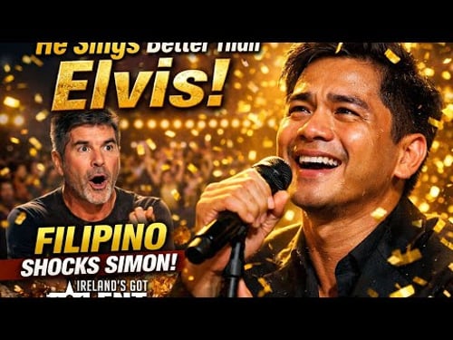 HeSings Better Than Elvis! Filipino Singer SHOCKS Simon Cowell on Irelands Got Talent |Golden Moment