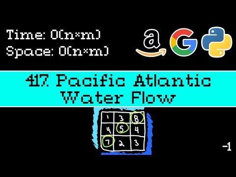 Pacific Atlantic Water Flow - Leetcode 417 - Blind 75 Explained - Graphs - Python