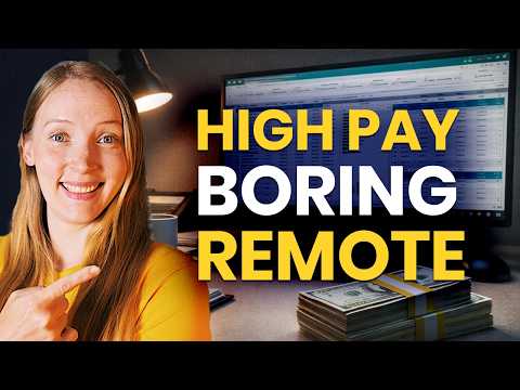 7 Boring & Remote HIGH-PAID JOBS in Canada