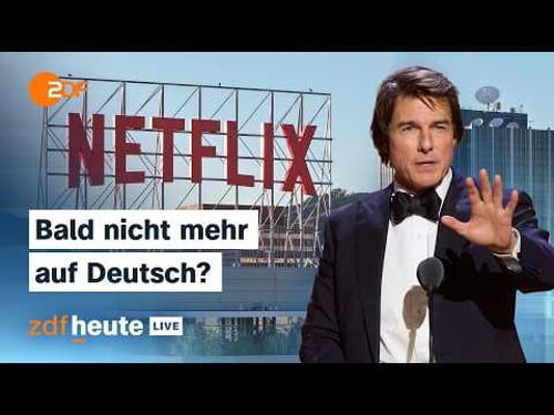 Netflix: Deutsche Synchronsprecher verweigern die Zusammenarbeit | ZDFheute live