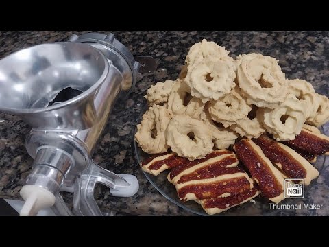 Como fazer biscoitos com moedor de carne