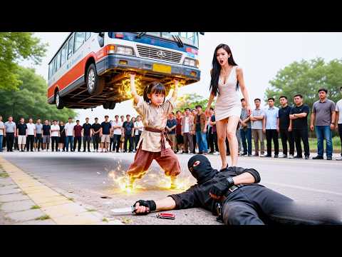 Criminals planted a bomb and kidnapped a girl on a bus, but she possessed superhuman strength