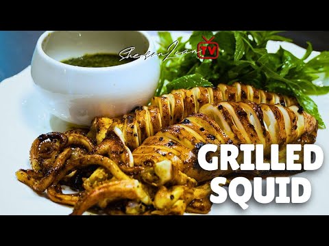 GRILLED SQUID | SHERSON LIAN