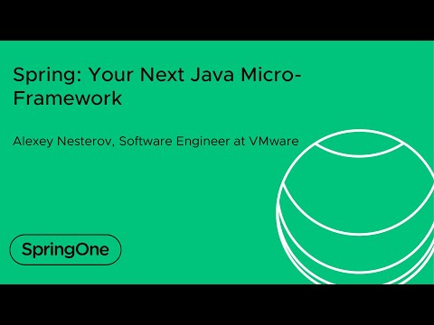 Spring: Your Next Java Micro-Framework