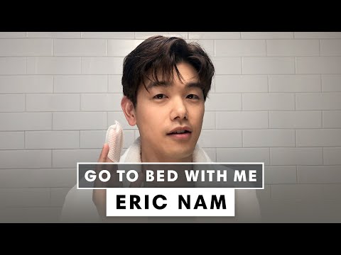 Eric Nam’s Nighttime Skincare Routine | 에릭남의 저녁 스킨케어 루틴 | Go To Bed With Me | Harper's BAZAAR