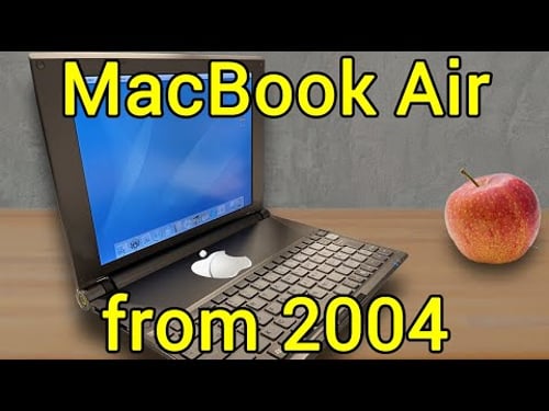 2004 Proto-MacBook Air | Vaio VGN X505 Hackintosh with OS X Tiger
