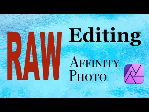 RAW Development/RAW Editing with Affinity Photo
