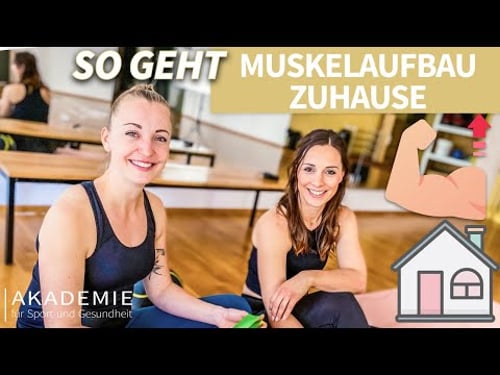 Mit diesem Home Workout gelingt der Muskelaufbau zuhause – Anfängern UND Fortgeschrittenen.