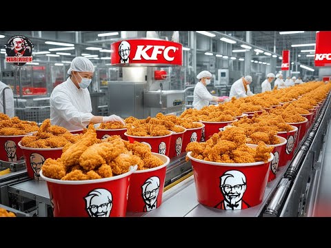 Inside the KFC Factory: From Fresh Chicken to Crispy Perfection (Full Process)