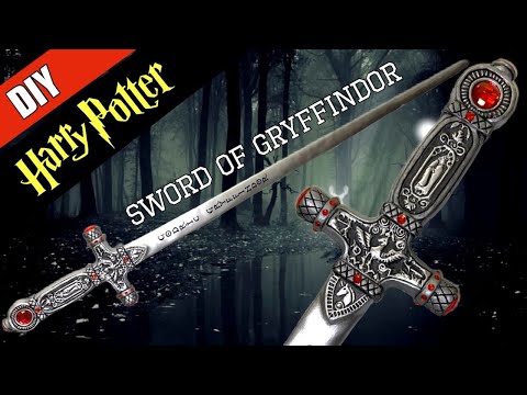 ⚡️Harry Potter DIY: The Sword of Gryffindor - Cardboard Replica