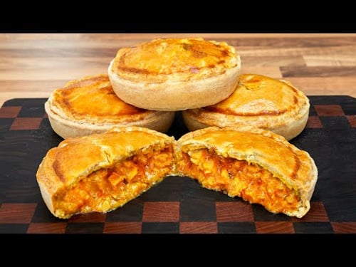 4 Chicken Tikka Curry Pies: The best chicken curry pies you’ll ever taste.