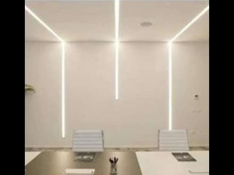 Gypsum board LED profile panel