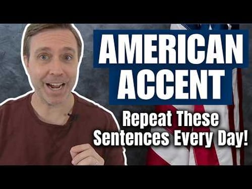 American Accent Workout ๐บ๐ธ Repeat These Sentences Every Day!