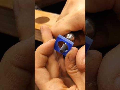 Turning the mold into a silver ring #jewellery #silver