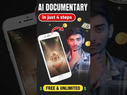 AI Documentary Video in 30 Seconds! FREE & Unlimited 🔥