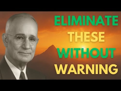 7 Things You Must Remove From Your Life Without Explaining to Anyone | Napoleon Hill