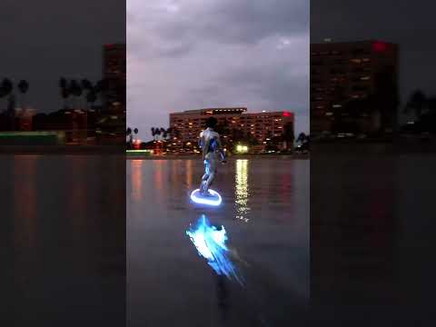 Real Silver Surfer Hoverboard!