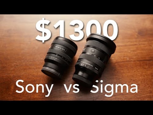 Sigma 24-70mm F2.8 DG DN II vs Sony 24-50mm F2.8 G | $1300 Lens Showdown