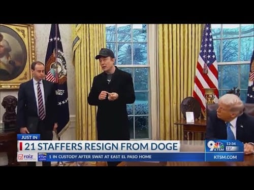 21 staffers resign from DOGE