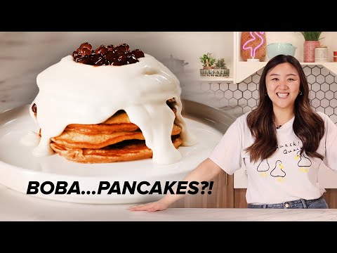 I Recreated The Viral Boba Pancakes From Taiwan • Tasty