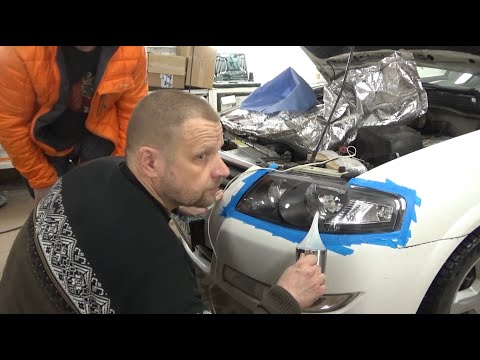 ХИМИЧЕСКАЯ ПОЛИРОВКА ФАР. Восстановление прозрачности фар паром.