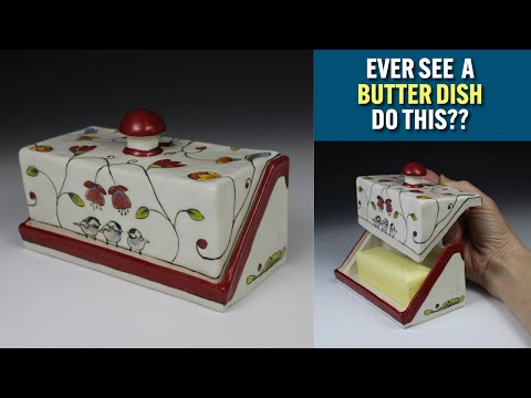 Ann's Amazing Butter Dish - FREE TEMPLATES to Show You How!