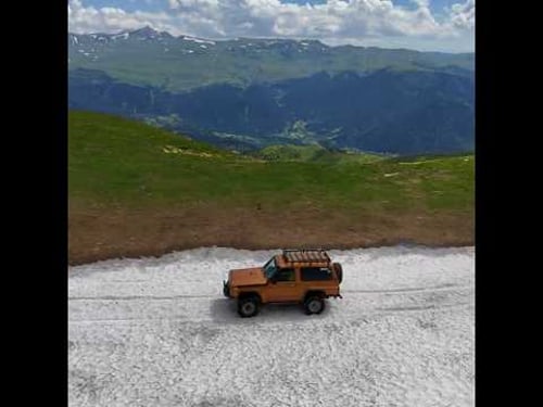 Snow 4x4 Offroad Fun in Georgia's Highlands | Hilux & Patrol