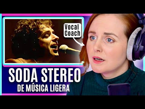 Soda Stereo Emotional Farewell | Vocal Coach Analysis Soda Stereo - De Música Ligera Reaction