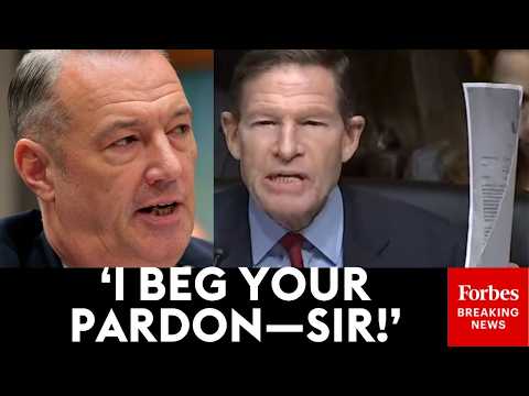 'Why Did You Keep This Memo Secret?': Blumenthal Grills ICE Director Over ICE's Warrant Policy